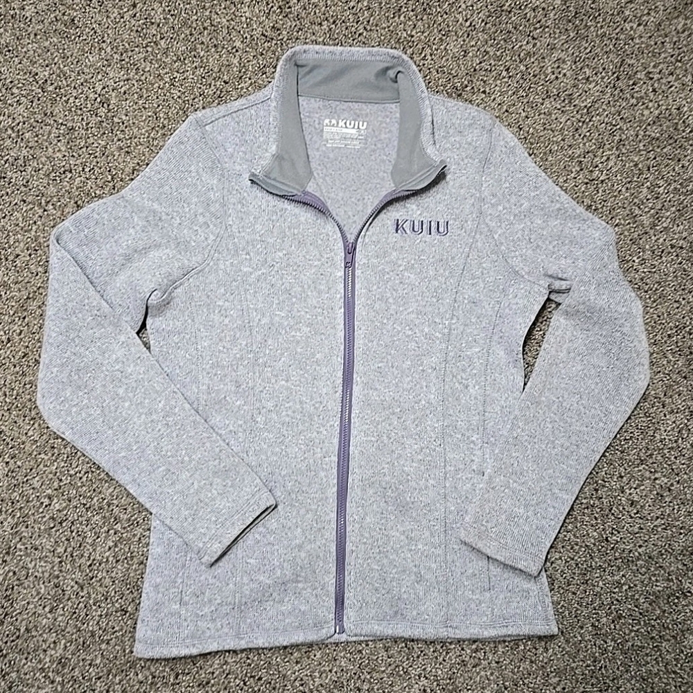 KUIU Light Gray Full-Zip Women's Jacket